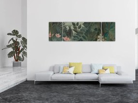 Obraz - Henri Rousseau, The Equatorial Jungle, reprodukcje (170x50 cm)