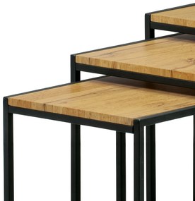 Zestaw stolików konferencyjnych, dąb dziki, 3 szt.