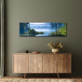 Obraz górskiego jeziora (170x50 cm)