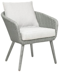 Jasnoszary zestaw mebli ogrodowych Bistro – Unique Furniture