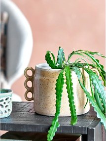 Kamionkowa ręcznie malowana osłonka na doniczkę ø 15 cm Souri – Bloomingville