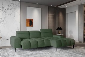 Narożnik GIANO S układ L Prawostronny z elektryczną regulacją siedziska w ktaninie AUSTIN 13 WERSAL