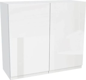 Zestaw Mebli Kuchennych MODERN 170 cm Biały Połysk/Dąb Nowoczesny