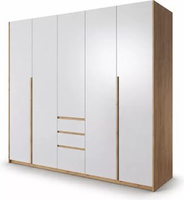 Szafa Gino – trzydrzwiowa szafa z 3 szufladami, funkcjonalnym wnętrzem i nowoczesnym designem