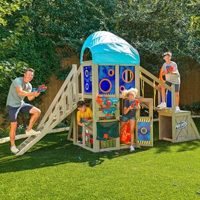 Plac zabaw do ogrodu NERF BATTLE FORT 4,45x1,84 m