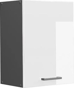 Szafka ścienna biały wysoki połysk 45x31x60 r-line