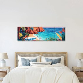 Obraz - Karawan nad oceanem (170x50 cm)
