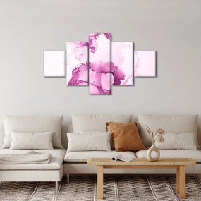Obraz - Różowy wystrój (125x70 cm)