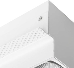 Wpuszczany reflektor biały GU10 AR111 bez obramowania 2-światła - Oneon