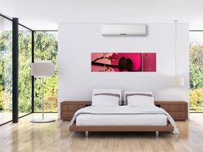 Obraz - Zakochane ptaki (170x50 cm)