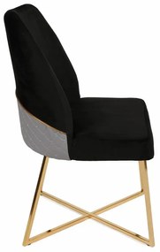 Zestaw krzeseł do jadalni Madrid Black, 4 szt.