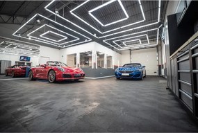 Element narożny Fortelock Invisible Classic, 145 x 145 mm, grafit/skóra węża