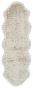Kremowy syntetyczny chodnik 60x180 cm Super Teddy – Think Rugs