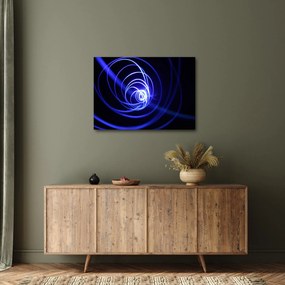 Obraz niebieskich spiral (70x50 cm)