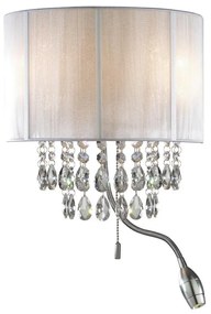 Ideal Lux - Kinkiet LED 2xE14/40W/230V + LED/1W