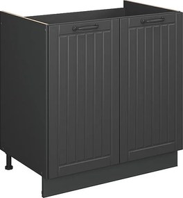 Szafka pod zlew ciemnoszary 80x51.6x82 fame-line