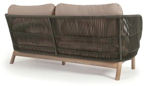 Sofa ogrodowa w kolorze khaki Kave Home Catalina