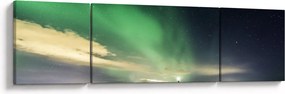 Obraz zorzy polarnej (170x50 cm)