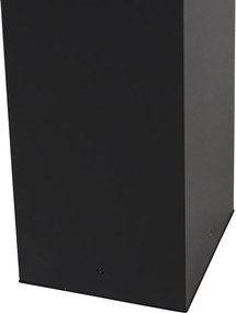 Inteligentna lampa podłogowa zewnętrzna czarna 80 cm z Wi-Fi ST64 - Charlois