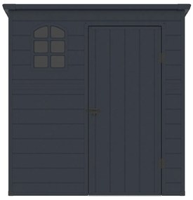 Schowek ogrodowy z antracytowej żywicy 2,09 m² - NERIO