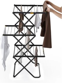Czarna suszarka na pranie 16 m AirFrame – Joseph Joseph
