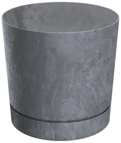 Donica ogrodowa Tubo P Beton Effect 29,2 cm marengo PROSPERPLAST