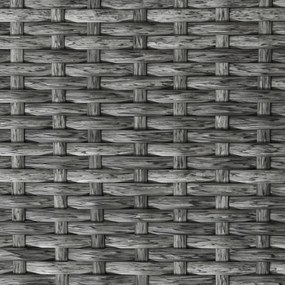 Outsunny Zestaw mebli ogrodowych 3-częściowy, składany zestaw ogrodowy z stolikiem kawowym, 2 krzesłami, zestaw mebli balkonowych z poduszkami, zestaw mebli ogrodowych do balkonu, tarasu, szary | Aosom PL