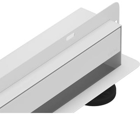 Mexen Flat Wall odpływ liniowy ścienny 2w1 60 cm, biały - 1230060