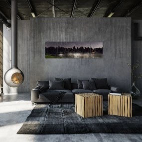 Obraz - Deszczowy wieczór (170x50 cm)
