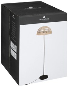 Lampa podłogowa RORY z plecionym abażurem, Ø 40 x 150,5 cm