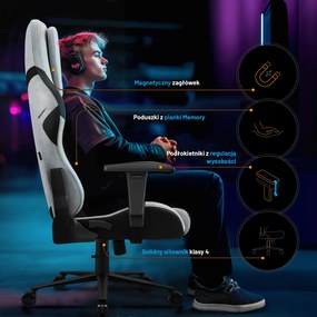 Fotel gamingowy Diablo X.One Prime, Normal Size, Nightwolf Moon