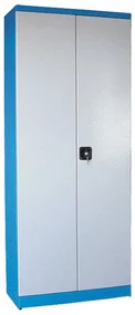 Szafa warsztatowa na narzędzia wąska GD, 4 półki, spawana, nośność 50 kg, 780 x 580 x 1920 mm