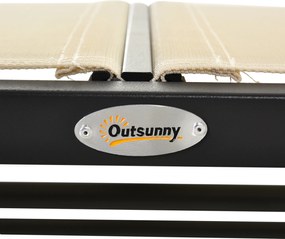 Outsunny ławka bujana huśtawka ogrodowa ławka ogrodowa krzesło bujane ławka parkowa