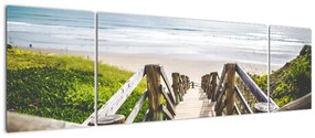 Obraz - Wejście na plażę (170x50 cm)
