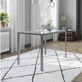 Stół do jadalni szary 120x70x75 grand