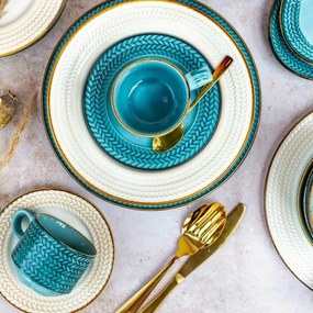 Mäser Zestaw do kawy 12 szt. PROSPERO – turkusowy