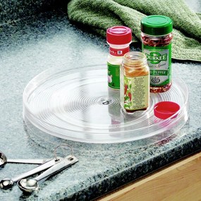 Obrotowy plastikowy organizer na przyprawy ø 29 cm Linus – iDesign