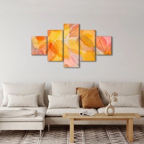 Obraz - Tło z jesiennych liści (125x70 cm)