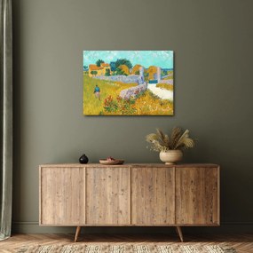 Obraz - Vincent van Gogh, Farmhouse in Provence, reprodukcje (70x50 cm)