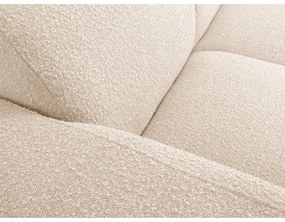 Beżowy narożnik z materiału bouclé (strona zmienna/w kształcie litery L) Molino – Micadoni Home