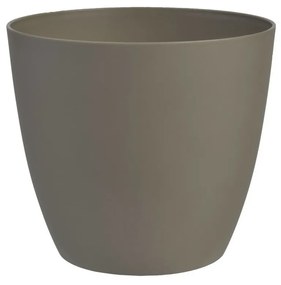 Gardenico Doniczka Ella matowy taupe, śr. 18  cm, śred. 18 cm