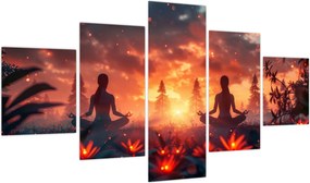 Obraz - Joga w przyrodzie (125x70 cm)