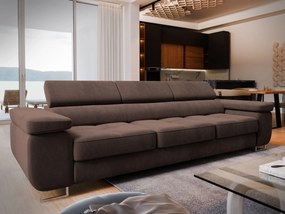 Masseno Sofa MOSINE z funkcją spania - Brązowy - MONOLITH 29