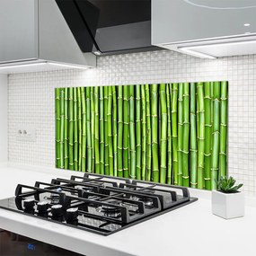 Dekor Szklany do Kuchni Kompozycja Z Pędów Bambusa