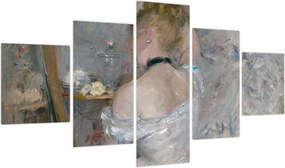 Obraz - Berthe Morisot, Woman at Her Toilette, reprodukcje (125x70 cm)