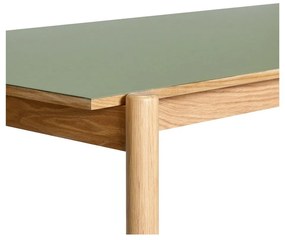 Stół z litego drewna dębowego 107x190 cm Oblique – Hübsch