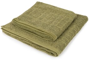 Ręcznik Soft oliwkowo-zielony, 50 x 100 cm, 50 x 100 cm