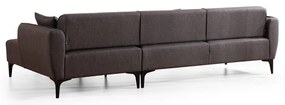 Ciemnoszara sofa narożna Belissimo, narożnik prawy – Balcab Home