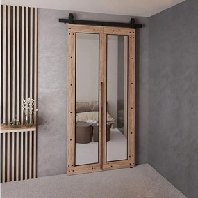 Drzwi Przesuwne QUDIO M8 Dąb Craft Złoty 80