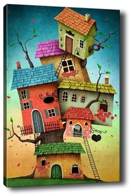 Obraz Tablo Center Tree Houses, 40x60 cm